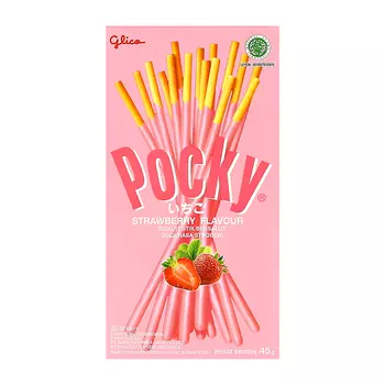 Шоколадные палочки POCKY со вкусом клубники 45 г