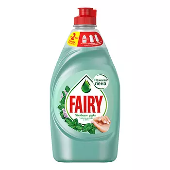 Средство для мытья посуды FAIRY НЕЖНЫЕ РУКИ Чайное дерево и мята 450 мл