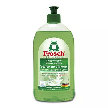 Средство для мытья посуды FROSCH Зеленый лимон 500 мл