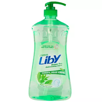 Средство для мытья посуды LIBY Зеленый чай 1,1 л