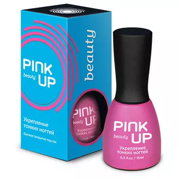 Средство по уходу за ногтями PINK UP BEAUTY Укрепление тонких ногтей 15 мл