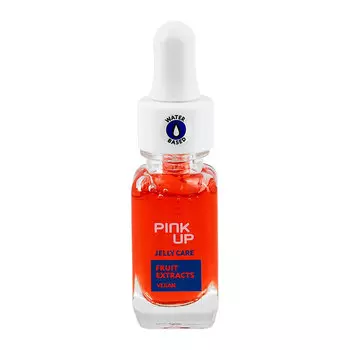 Средство по уходу за ногтями PINK UP JELLY CARE на водной основе с витамином С и экстрактом граната 11 мл