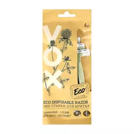 Станки для бритья VOX ECO 3 лезвия 4 шт
